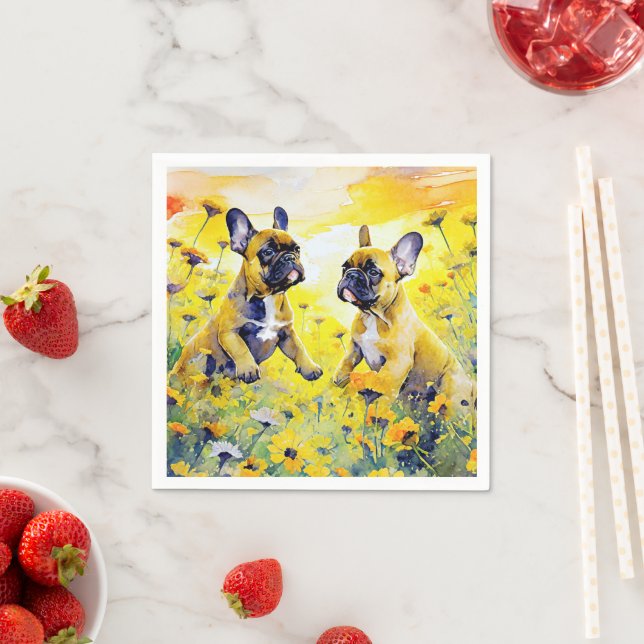 French Bulldog Napkins (Insitu)