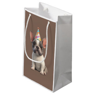French Bulldog Napkins Small Gift Bag