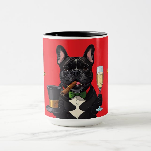 French Bulldog New Year Mug (Center)