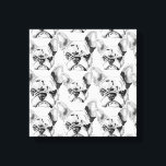 French Bulldog newspaper style Pop Art Canvas Print<br><div class="desc">French Bulldog newspaper style Pop Art Canvas Print</div>