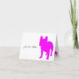 French Bulldog Note Card