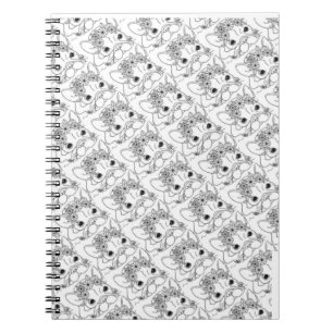 French Bulldog Notebook 6.5 x 8.75” lined 80 pages