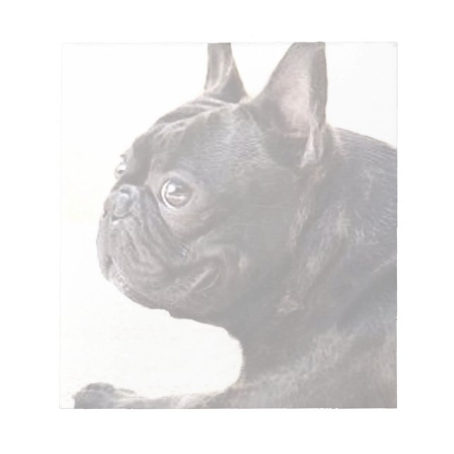 French Bulldog Notepad (Front)