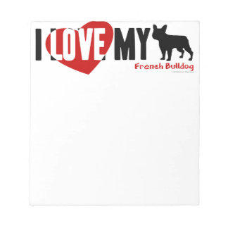 French Bulldog Notepad
