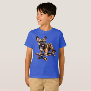 French Bulldog on a Skateboard T-Shirt
