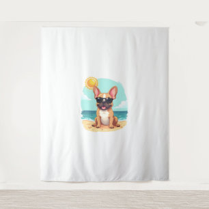 French Bulldog on Vacation Tapestry