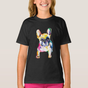French Bulldog Original Watercolor Drawing Gift T-Shirt