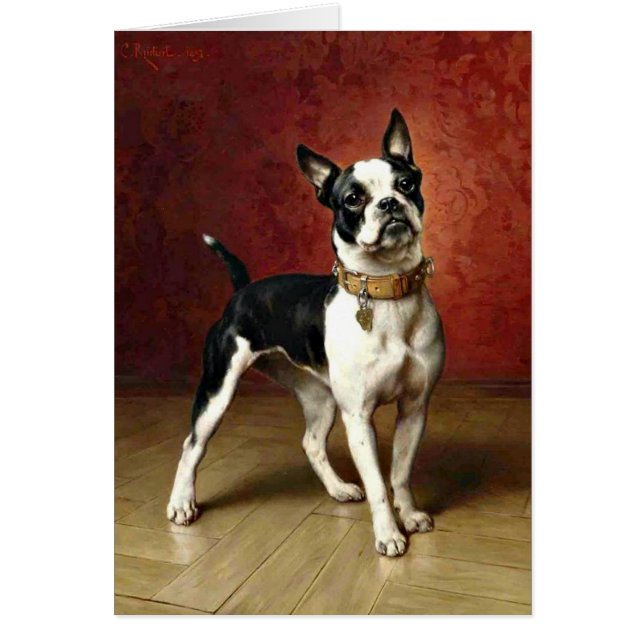 French Bulldog - painting by Carl Reichert (Front)