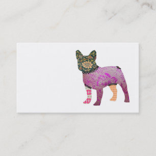 French Bulldog Patchwork Pet Business Cards