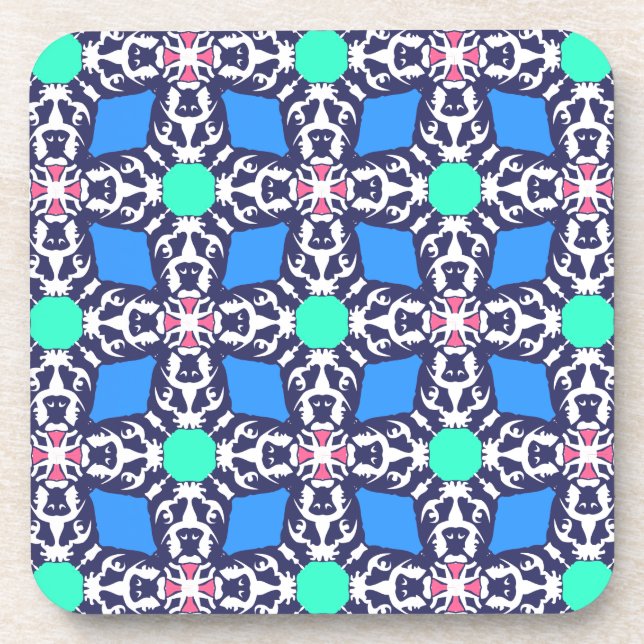 French Bulldog pattern Coaster (Front)