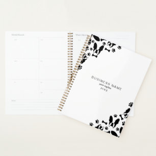 French Bulldog pattern corner Planner