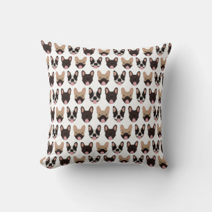 French Bulldog Pattern Cushion