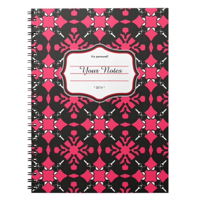 French Bulldog pattern Notebook (Front)