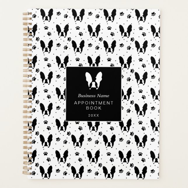 French bulldog pattern planner (Front)