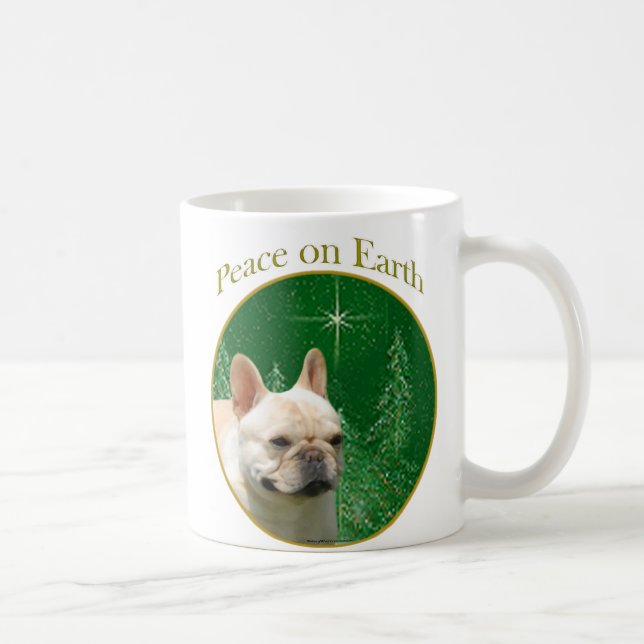 French Bulldog Peace Coffee Mug (Right)