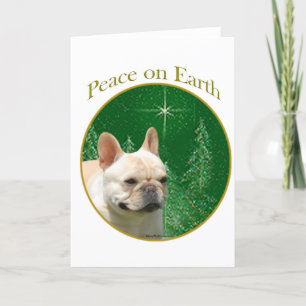 French Bulldog Peace Holiday Card