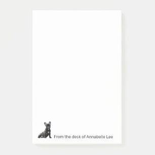 French Bulldog Personalise Post-it Notes
