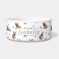French Bulldog Personalised Dog Water Bowl