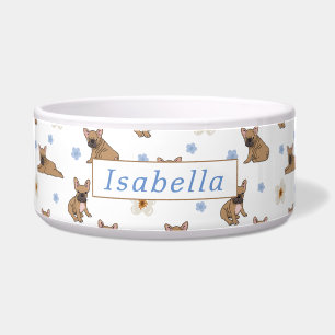 French Bulldog Personalised Dog Water Bowl