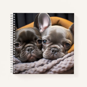 French Bulldog Pet Animal Beauty Warm Cuddle Peace Notebook