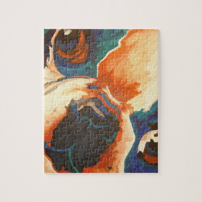 French Bulldog Pet Portrait Jigsaw Puzzle (Vertical)