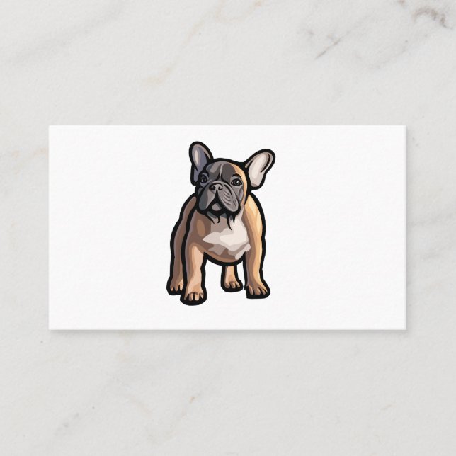 French Bulldog Pet Sitter Business Cards (Front)