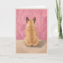 French Bulldog Pet Sympathy Card
