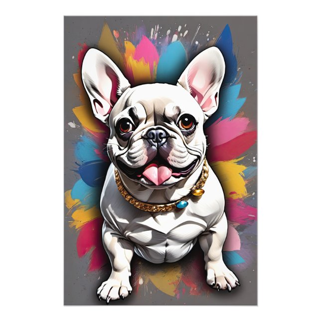 French Bulldog Photo Print (Front)