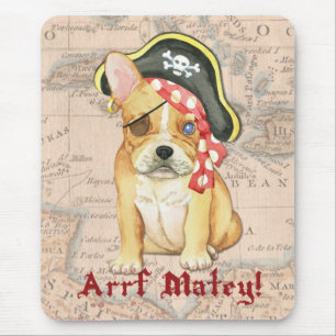 French Bulldog Pirate Mouse Mat