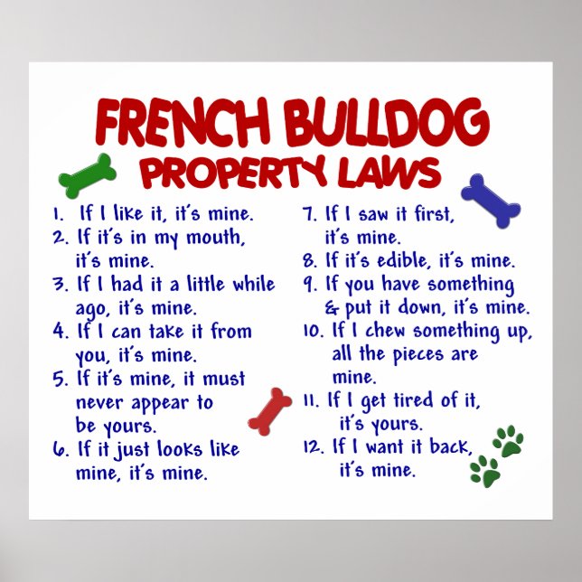FRENCH BULLDOG PL2 POSTER (Front)