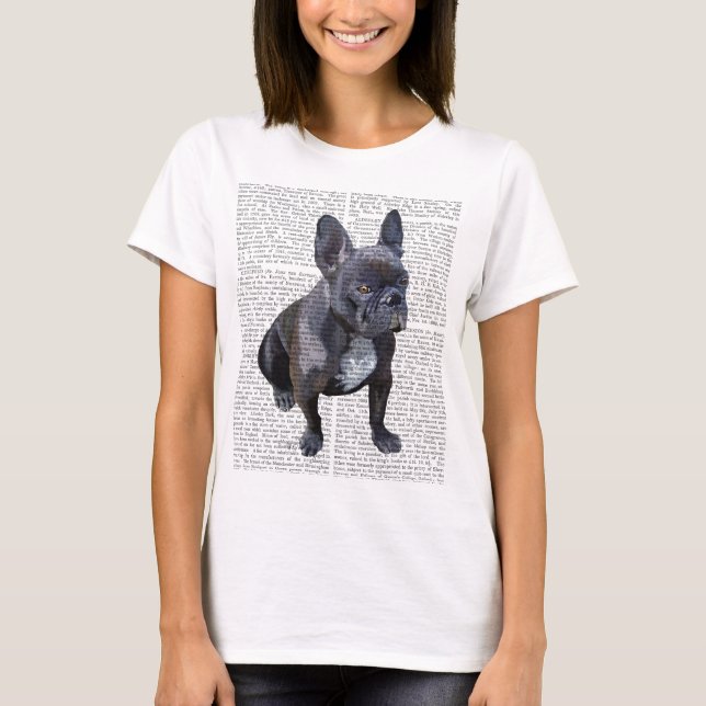 French Bulldog Plain T-Shirt (Front)