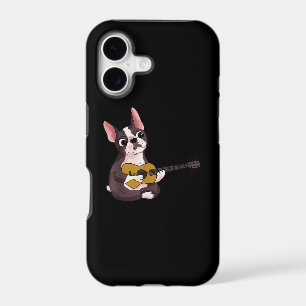 French Bulldog Playing Guitar Guitarist Frenchie