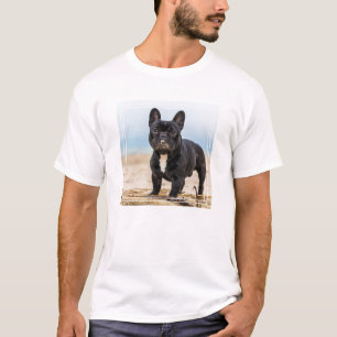 French Bulldog Playing in the Sand T-Shirt