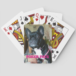 French Bulldog "Poker Face" Playing Cards