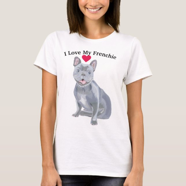 French Bulldog Portrait T-Shirt (Front)