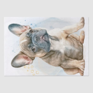 French Bulldog Portrait Tissue Paper