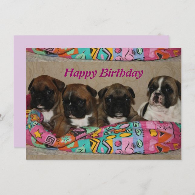 French Bulldog postcard (Front/Back)