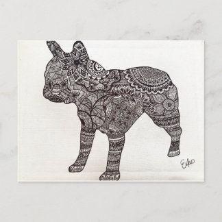 French Bulldog Postcard