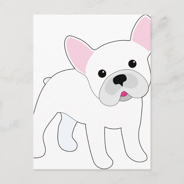 French Bulldog Postcard (Front)