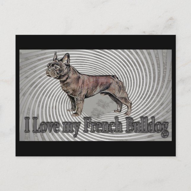 French Bulldog Postcard (Front)