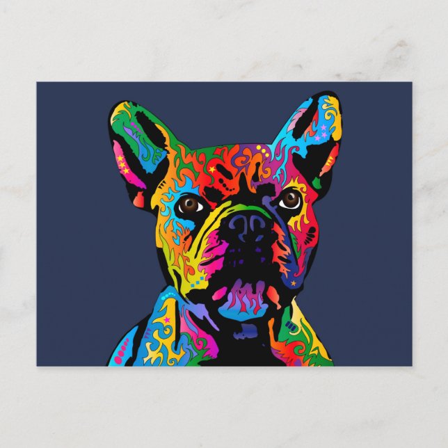 French Bulldog Postcard (Front)