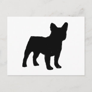 french bulldog postcard