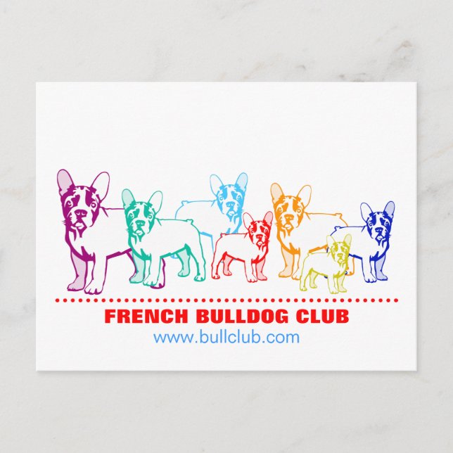 French Bulldog Postcards (Front)