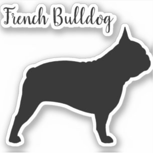 French Bulldog Profile Silhouette Frenchie Dog