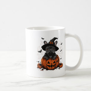 French Bulldog Pumpkin Halloween Thanksgiving Men Coffee Mug