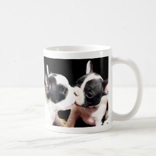 French bulldog puppies coffee mug