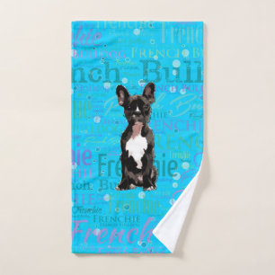 French Bulldog Puppy Bath Towel Set