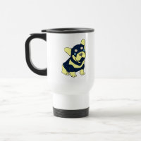 French Bulldog Puppy Cartoon Travel Mug