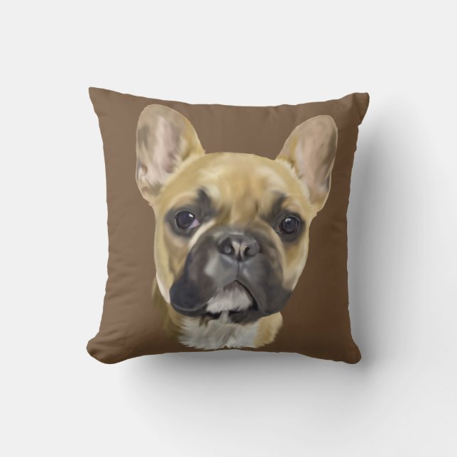 French Bulldog Puppy Cushion (Front)
