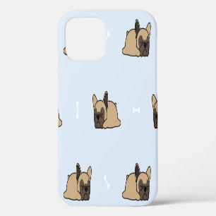 French bulldog puppy, cute sleeping pattern. iPhone 12 case